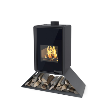 Krbová kamna FLAMINGO DELUXE ® SENAI, černá