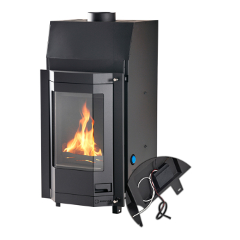 Krbová vložka AQUAFLAM ® PRIZMAT 12 s výměníkem a základní regulací