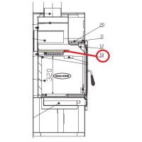Náhradní díl pro HAAS+SOHN - ABEKI II s výměn,dl.šedá- Clona (19x260x445) VC-750