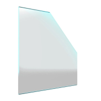 Sklo pod kamna - FLAMINGO Pětihran 1000x1000 mm / 8 mm