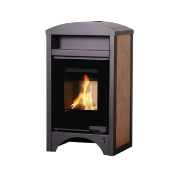 Krbová kamna AQUAFLAM VARIO ® BARMA 11kW dlažba Ořech (teplovzdušná verze)