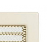 Kratki mřížka krémová lakovaná 22x37 s žaluzií