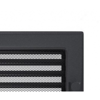 Kratki mřížka grafitová lakovaná 17x49 s žaluzií