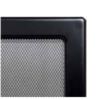 Kratki mřížka černá lakovaná 22x22 bez žaluzie