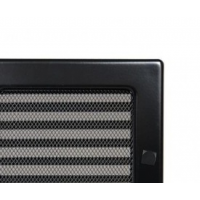 Kratki mřížka černá lakovaná 22x30 s žaluzií