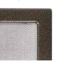 Kratki mřížka černo-zlatá lakovaná 17x30 bez žaluzie