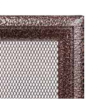 Kratki mřížka Oskar měď barvená lakovaná 17x30 s žaluzií