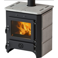 MBS - kamna SD VULKAN ČERNÁ + MASTEK KOMPLET