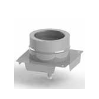 Základová deska se spodním odtokem kondenzátu KS401 180 mm (síla plechu 0,6 mm + izolace 32 mm)