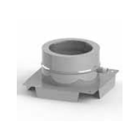 Základová deska s bočním odtokem kondenzátu KS402 300 mm (síla plechu 0,6 mm + izolace 32 mm)