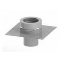 Základová deska pro komínové prodloužení KS405 250 mm (síla plechu 1,0 mm + izolace 50 mm)