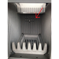 La Nordica - zadní litinová vyzdívka - pro Rosetta, Regina 351