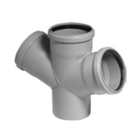 HTDA dvojitá odbočka DN 125/125/125 87°