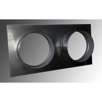 Pozinkovaný adaptér DUO 350/185, průměr 150mm