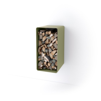 Stojan na dřevo FLAMINGO DELUXE ® 1, olivová (Malia)