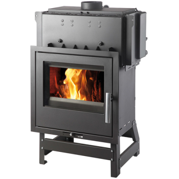 HAAS+SOHN - VESUVIO II/10/1S s výměníkem - černá/litinová dvířka