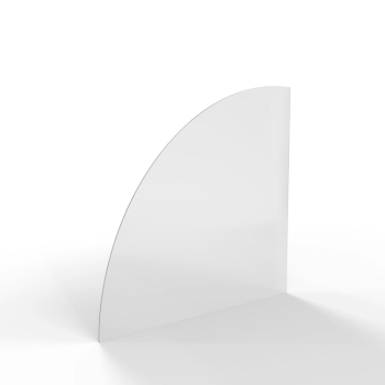 Sklo pod kamna - FLAMINGO Výseč 1000x1000 mm / 6 mm