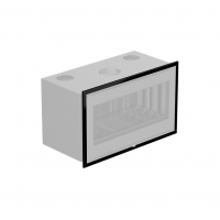 La Nordica - Ocelový rámeček Steel čtyřstranný pro Inserto 100 Wide - černá ocel