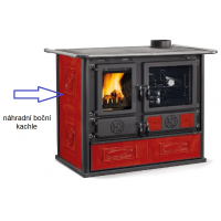 Náhradní boční kachle - La nordica Rosa liberty bordo