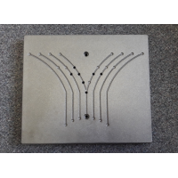 La Nordica - Focolare 60 a 70, ROSA, NICOLETTA, ROSSELLA, TERMOROSA - náhradní litinová vyzdívka s otvory