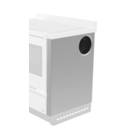 La Nordica - VENEZIA - očnice pravá Antracit pro vývod spalin