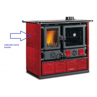 La Nordica - náhradní boční kachle pro ROSA maiolica - bordo