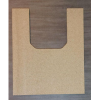 Náhradní díl pro HAAS+SOHN - DEFLEKTOR KOMORY Z - FEUERRAUM AUSKLEIDUNG HINTEN - 561008005041