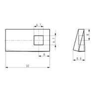 Náhradní díl pro HAAS+SOHN - NAHRADNI DIL - ZAVORA antracit - 415017105304