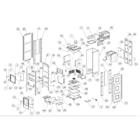 La Nordica - gusseisenauskleidung für den Ofen TermoRossella Plus Forno - Termorosa, 350x140mm