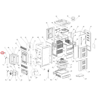 La Nordica - Šroub ke kličce M8 - pro kamna GAIA, ROSA, FOCOLARE