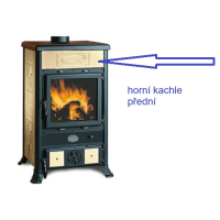 La Nordica - náhradní kachle liberty pergamena pro kamna ROSSELLA, TERMO ROSSELLA - pergamena