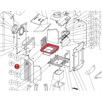 Jotul - náhradní spodní vnitřní díl I 350 ( bez roštu )