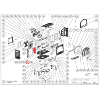 JOTUL - SEITLICHE HITZESCHUTZPLATTE für F 400 ECO - links