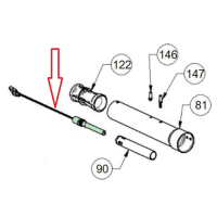 Extraflame - keramická zapalovací svíčka peletovách kamen, 300W