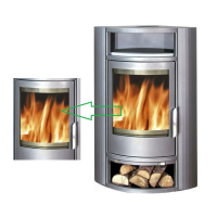 ABX - náhradní sklo pro kamna POLAR 6 rohový