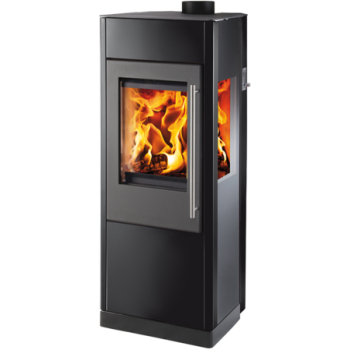 HAAS+SOHN - EIFFEL, 3stranné prosklenní, černá lesklá/černá