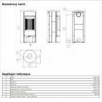 ABX VIGO - Cream (černý plech) vč. Horní desky