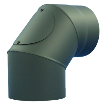 Koleno 90°/180 mm/1,5 mm s čistícím otvorem