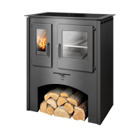 ABX Sporák THASSOS s troubou sklokeramická deska (černý plech)