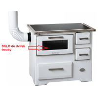 MBX - Backofentürglas I00104 150x360mm, SD 7N NEW LINE