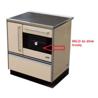 MBS - Backofentürglas I00027, SD ROYAL 720 / KING