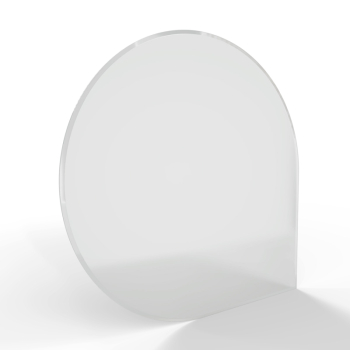 Sklo pod kamna - FLAMINGO Kapka 1100x1100 mm, fazeta, / 6 mm