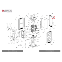 La Nordica - zadní krycí plech pro kamna GEMMA č. 26