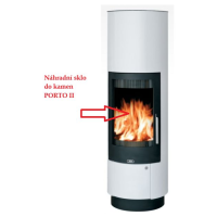 ABX - Ersatzglas für Porto II Kaminofen