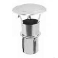 Karl nerezová komínová stříška - redukce do komína, průměr 150mm