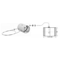 Karl ovládaná klapka se silikonovým těsněním, průměr 125mm