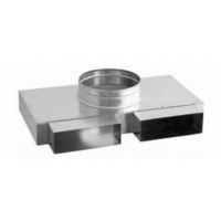 Karl přechodka - 2 x kanál 2x 200 x 90mm / ohebné potrubí 150mm