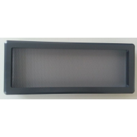 Karl SOLID ventilační mřížka  bez žaluzie 245 x 175mm - grafitová