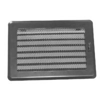 Karl SOLID ventilační mřížka  s uzavíratelnou žaluzií, 485 x 195mm - černá