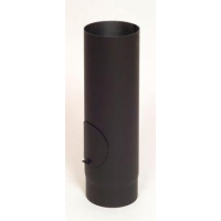 Morafis roura s čistícím otvorem 0,5m / 130mm (síla 1,5mm) - černá